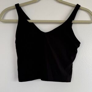 Lululemon Athletica Black Tank Top   Size 2